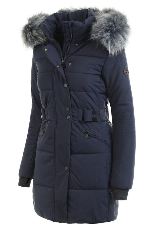 Kurtka Zimowa Bella Granatowa