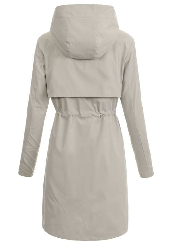 Damska Kurtka Parka Wiosenna Kamila Jasno Beżowa