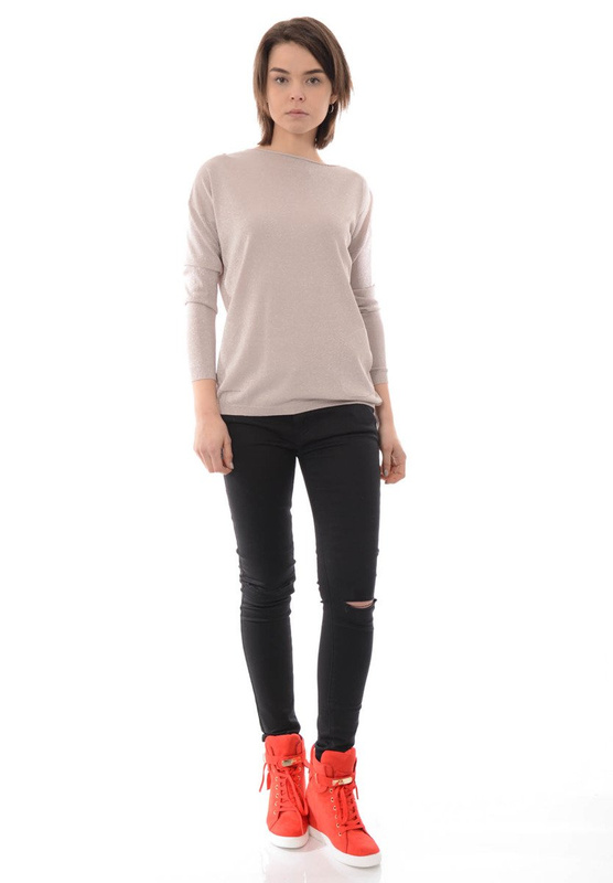 Damska Bluzka Oversize Różowa