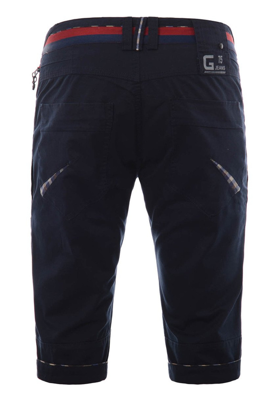 Męskie Shorty Spodenki Krótkie Granatowe