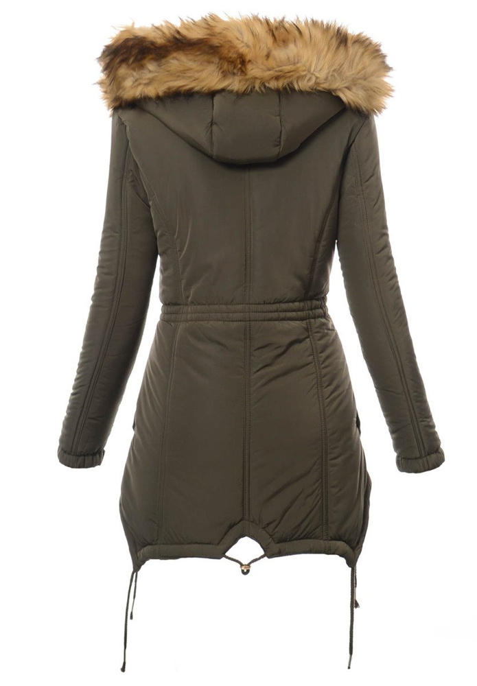 Damska Zimowa Kurtka Ortalionowa Karla Zielona
