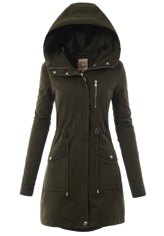 Damska Kurtka Parka Zimowa 2w1 Lidia Zielona