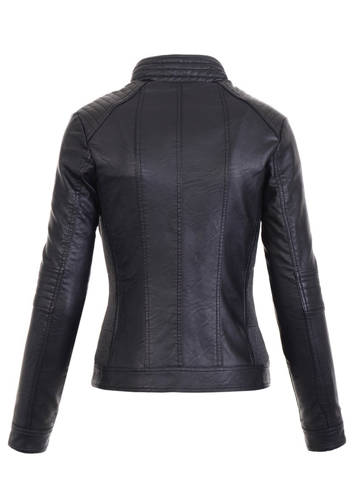 Damska Kurtka Ramoneska Wiktoria Czarna