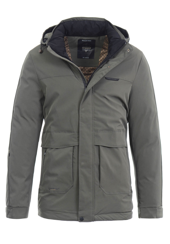 Męska Zimowa Kurtka Adrian Khaki