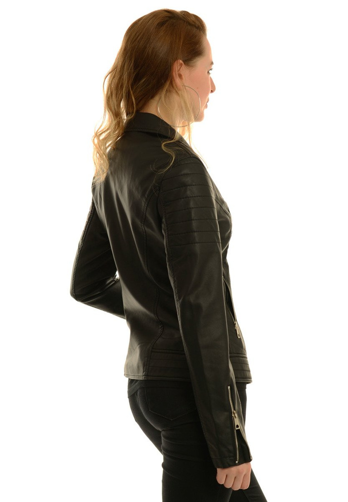 Damska Kurtka Ramoneska Czarna