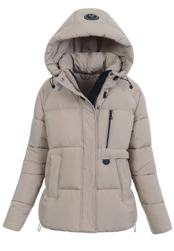 Damska Kurtka Zimowa Klara Beżowa