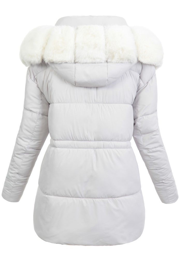 Damska Kurtka Zimowa Hortensja Jasno Szary