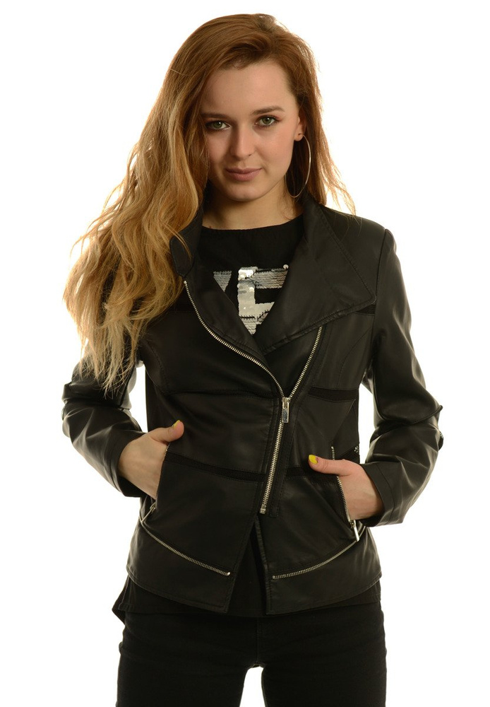 Najmodniejsza Damska Kurtka Ramoneska Zoya Czarna