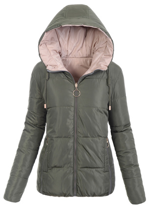 Damska Kurtka Ortalionowa Dwustronna Nastia Khaki