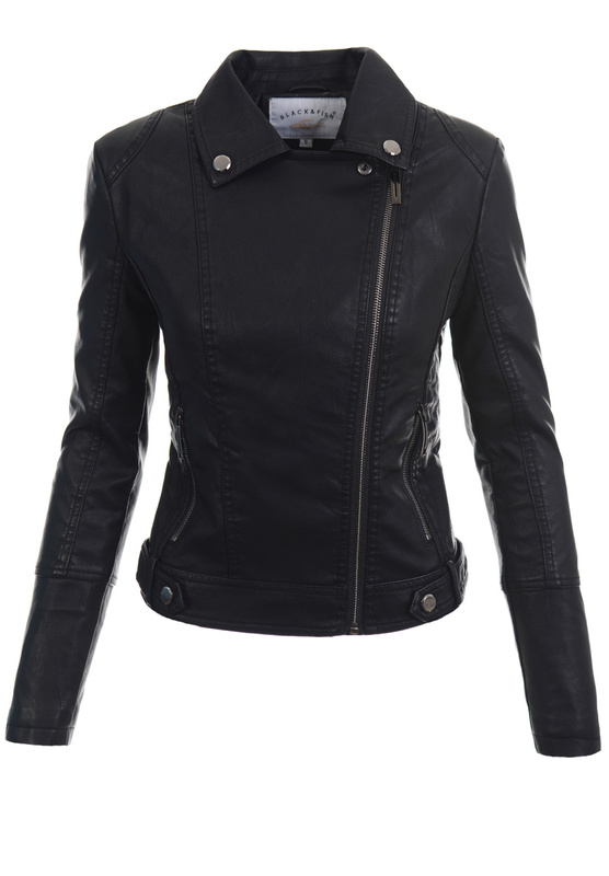 Damska Kurtka Ramoneska Matylda Czarna