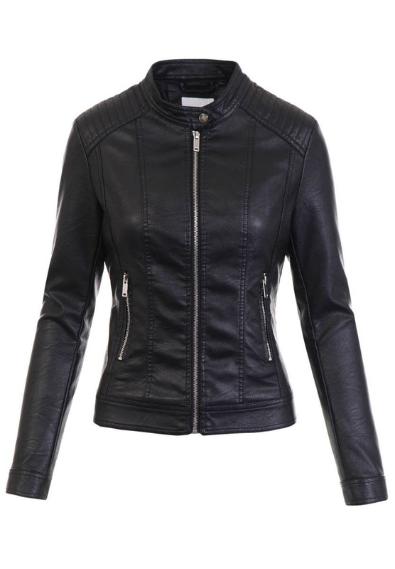 Damska Kurtka Ramoneska Małgorzata Czarna