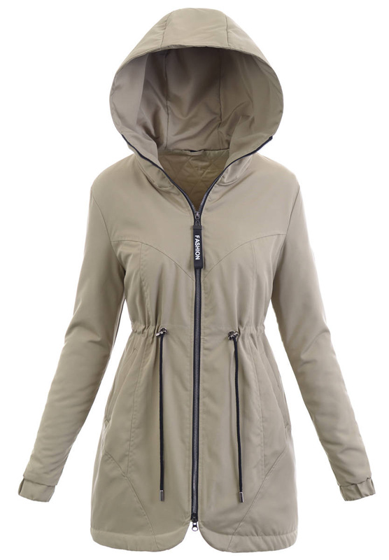 Damska Wiosenna Kurtka Rebeka Oliwkowa