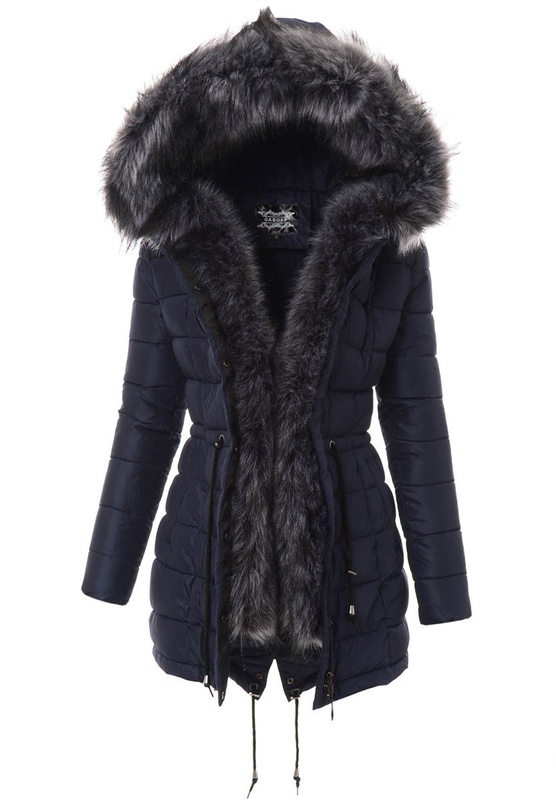 Kurtka Zimowa Nina Granatowa