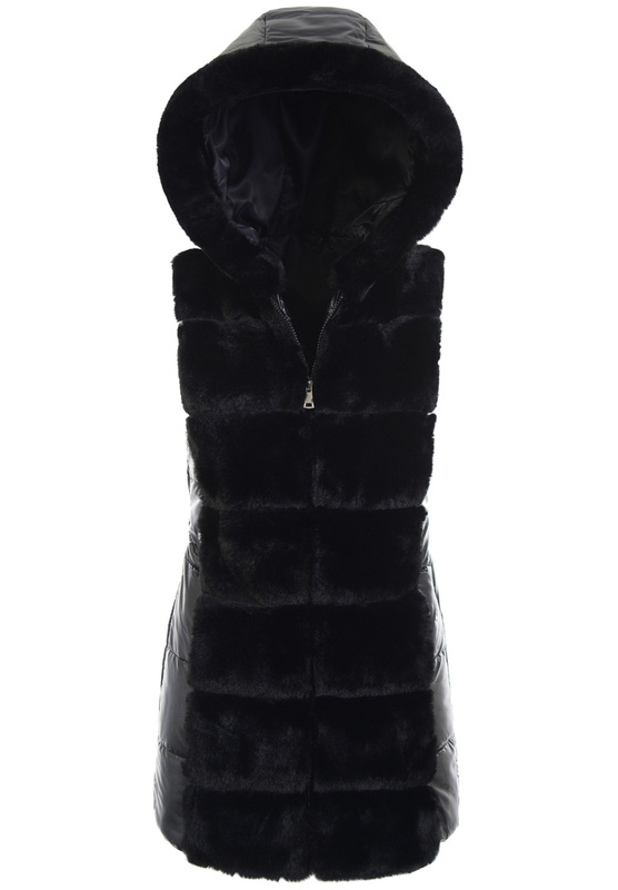 Damska Kamizelka Bezrękawnik Berta Czarny