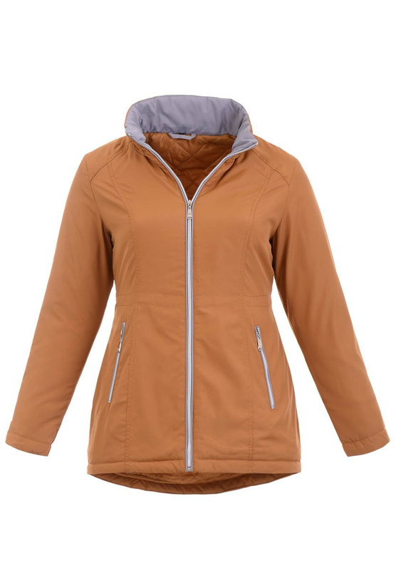 Damska Wiosenna Kurtka Marcjanna Musztardowa