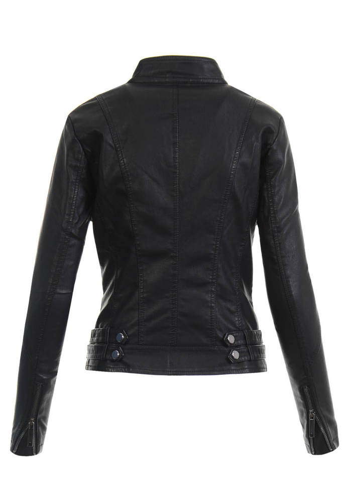 Damska Kurtka Ramoneska Kinga Czarna