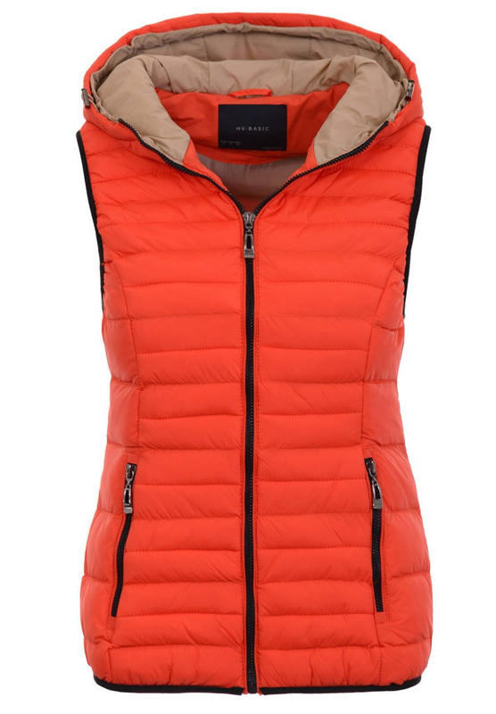 Damska Kamizelka Bezrękawnik Basia Pomarańczowa