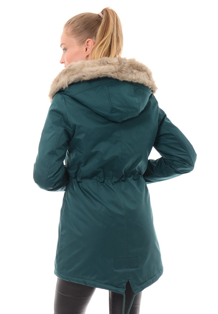 Damska Zimowa Parka Roksana Zielona