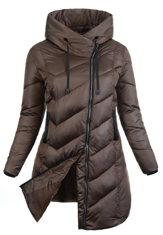 Damska Kurtka Ortalionowa Mariola Brązowa