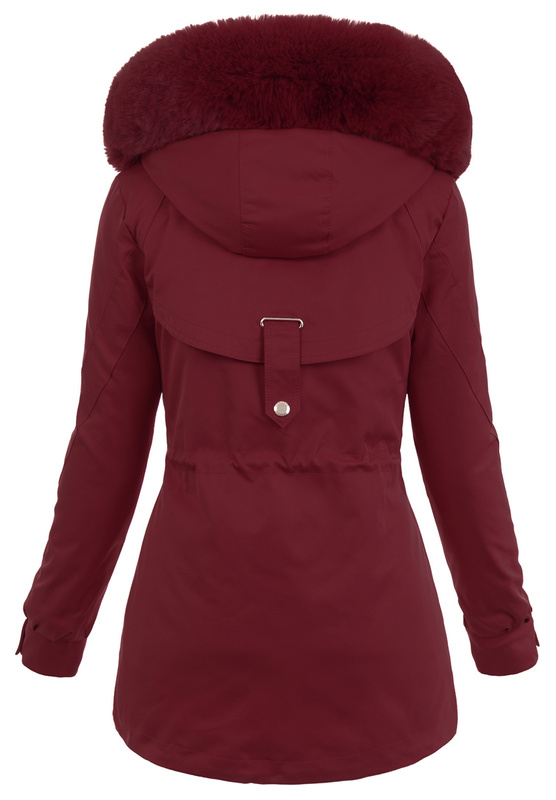 Damska Kurtka Parka Angelika Bordowa