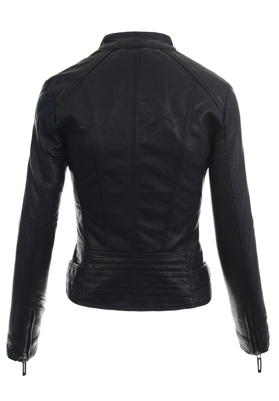 Damska Kurtka Ramoneska Inez Czarna