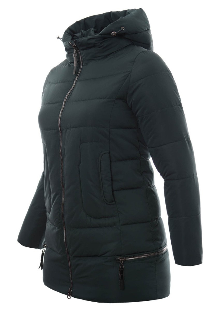 Damska Zimowa Kurtka Ortalionowa Zielona