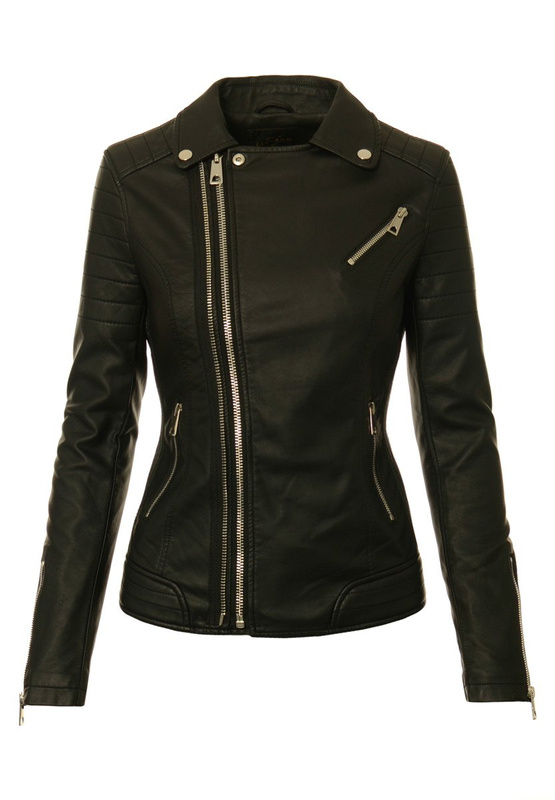 Damska Kurtka Ramoneska Czarna