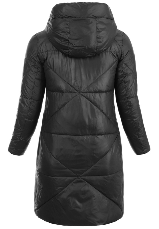 Damska Kurtka Pikowana Długa Filomena Czarna