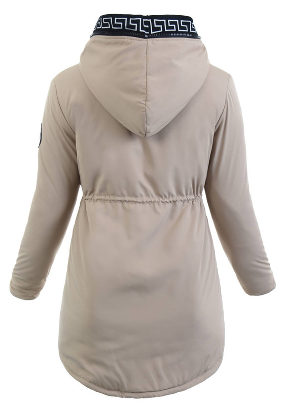Damska Kurtka Ortalionowa Honorata Beżowa