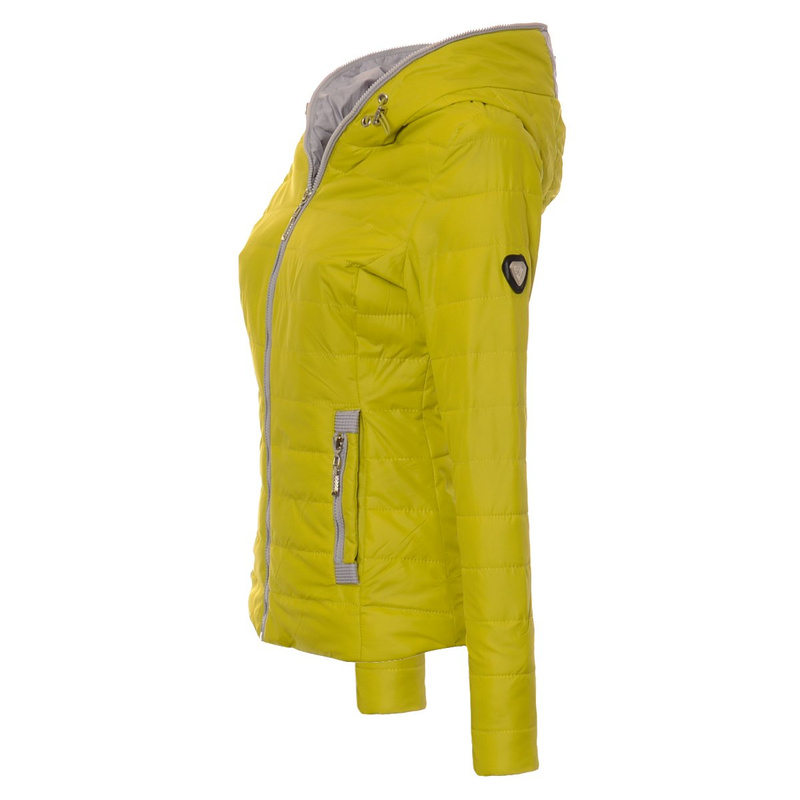 Damska Wiosenna - Jesienna Kurtka Ortalionowa Lidia Limonkowa