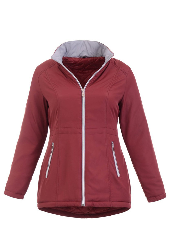 Damska Wiosenna Kurtka Marcjanna Bordowa