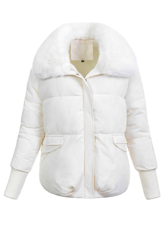 Damska Kurtka Zimowa Henryka Ecru