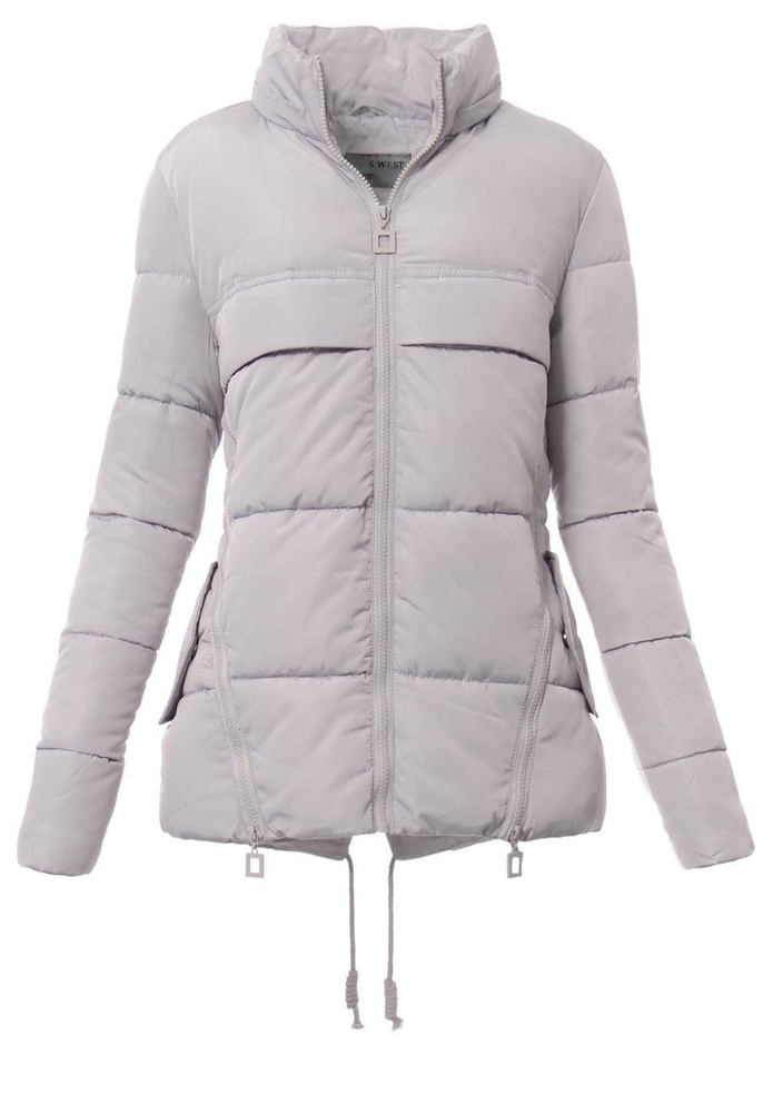 Damska Zimowa Kurtka Szara