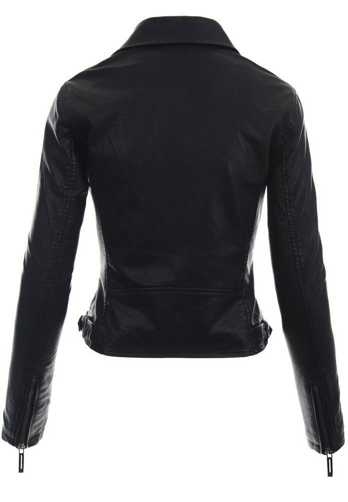 Damska Kurtka Ramoneska Amela Czarna