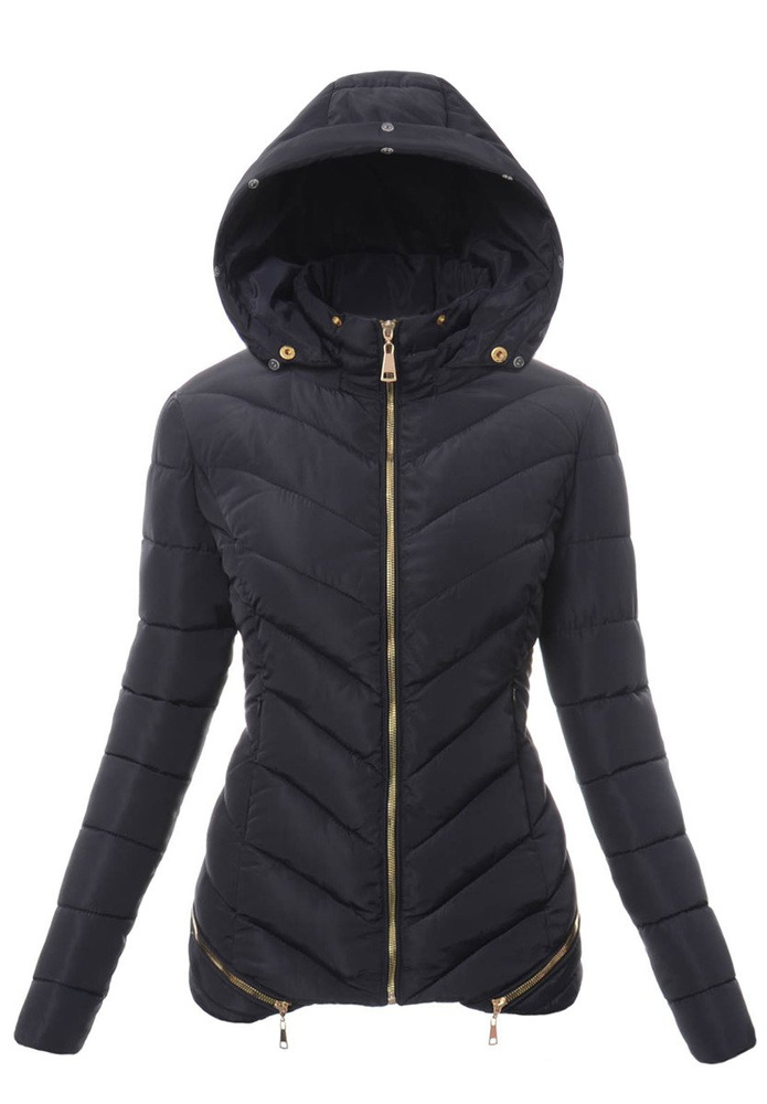 Damska Zimowa Kurtka Ortalionowa Martyna Granatowa