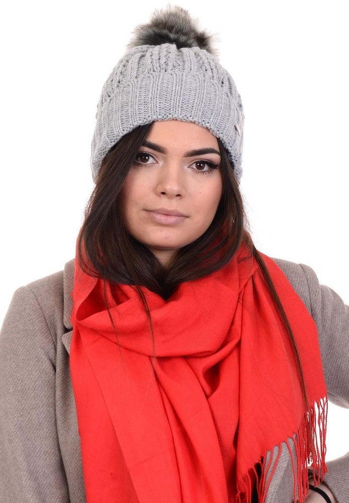 Damska Czapka Janso Szara