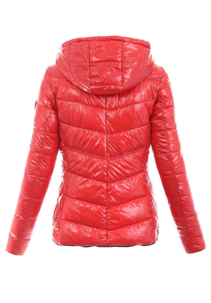 Damska Wiosenno - Jesienna Kurtka Samanta Czerwona