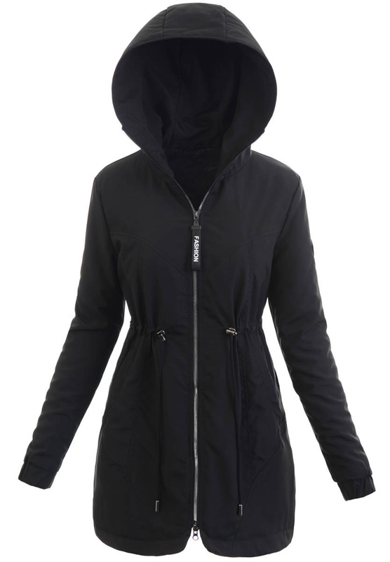 Damska Wiosenna Kurtka Rebeka Czarna