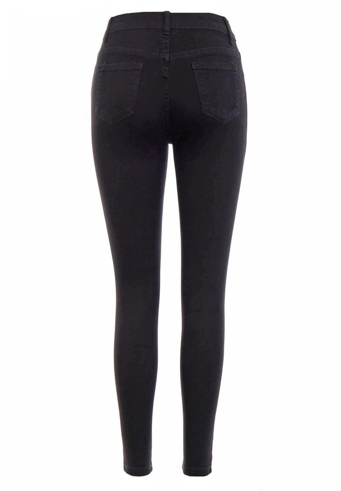 Damskie Spodnie Jeansowe Czarne