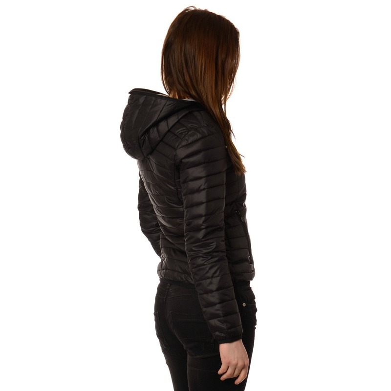 Damska Wiosenna - Jesienna Kurtka Ortalionowa Veronica Czarna