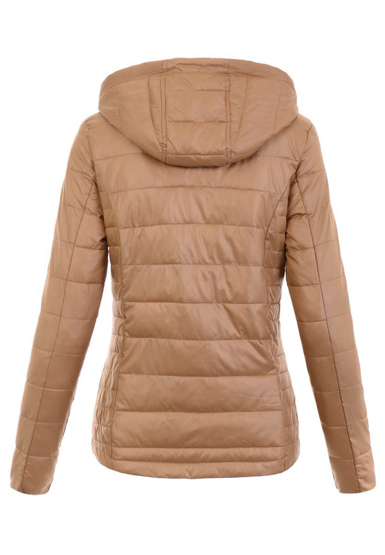 Damska Wiosenna Kurtka Anika Jasno Brązowa