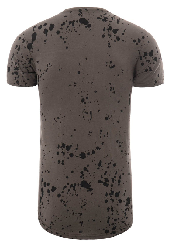 Męska Koszulka T-Shirt Nadruk Just Relax Zielona