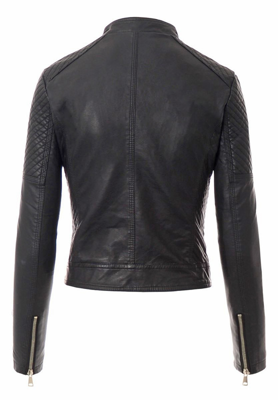 Damska Kurtka Ramoneska Urszula Czarna