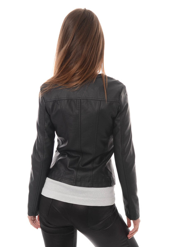 Rewelacyjna Damska Kurtka Ramoneska Czarna