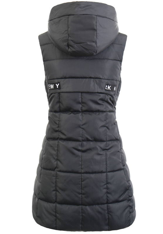 Damska Kamizelka Bezrękawnik Marietta Grafitowy