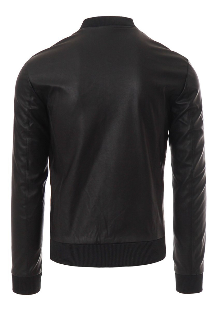 Kurtka Męska Skórzana Czarna