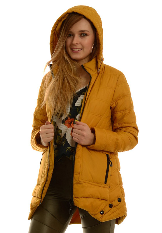 Damska Jesienna Wiosenna Kurtka Camel