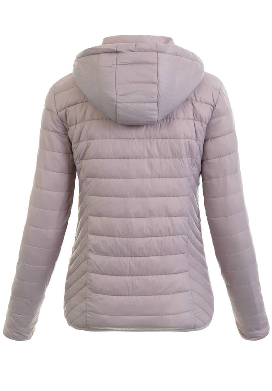 Damska Wiosenno- Jesienna Kurtka Malwina Pudrowo Różowa