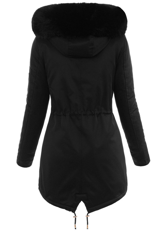 Parka Zimowa Anastazja Czarna 