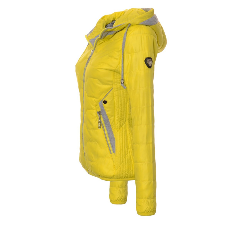 Damska Kurtka Ortalionowa Wiosenna - Jesienna Vittoria Limonkowa